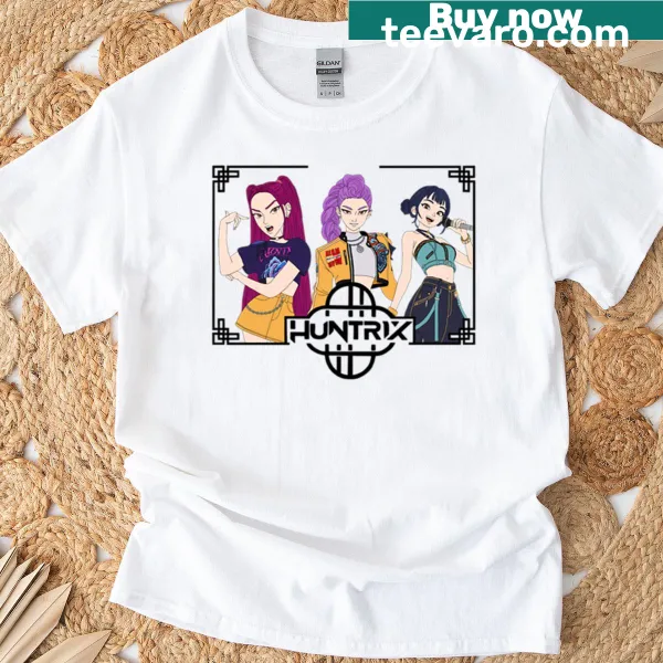K-pop themed T-shirt with a hunting motif graphic