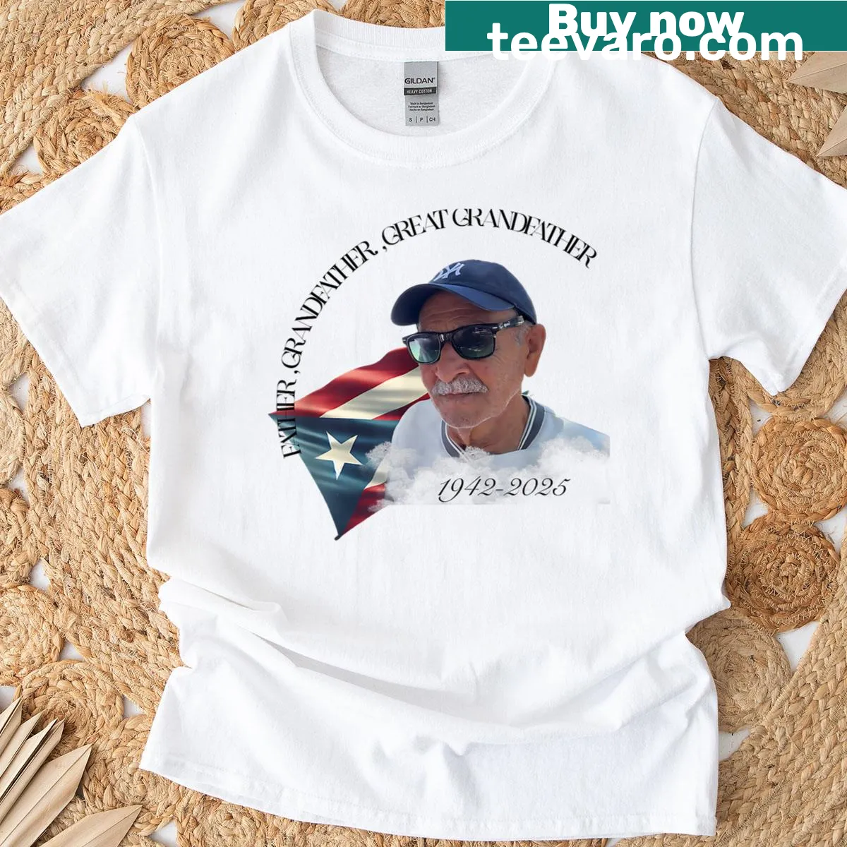 Inspirational typography design on a Legend In His Time shirt — on a men's t-shirt
