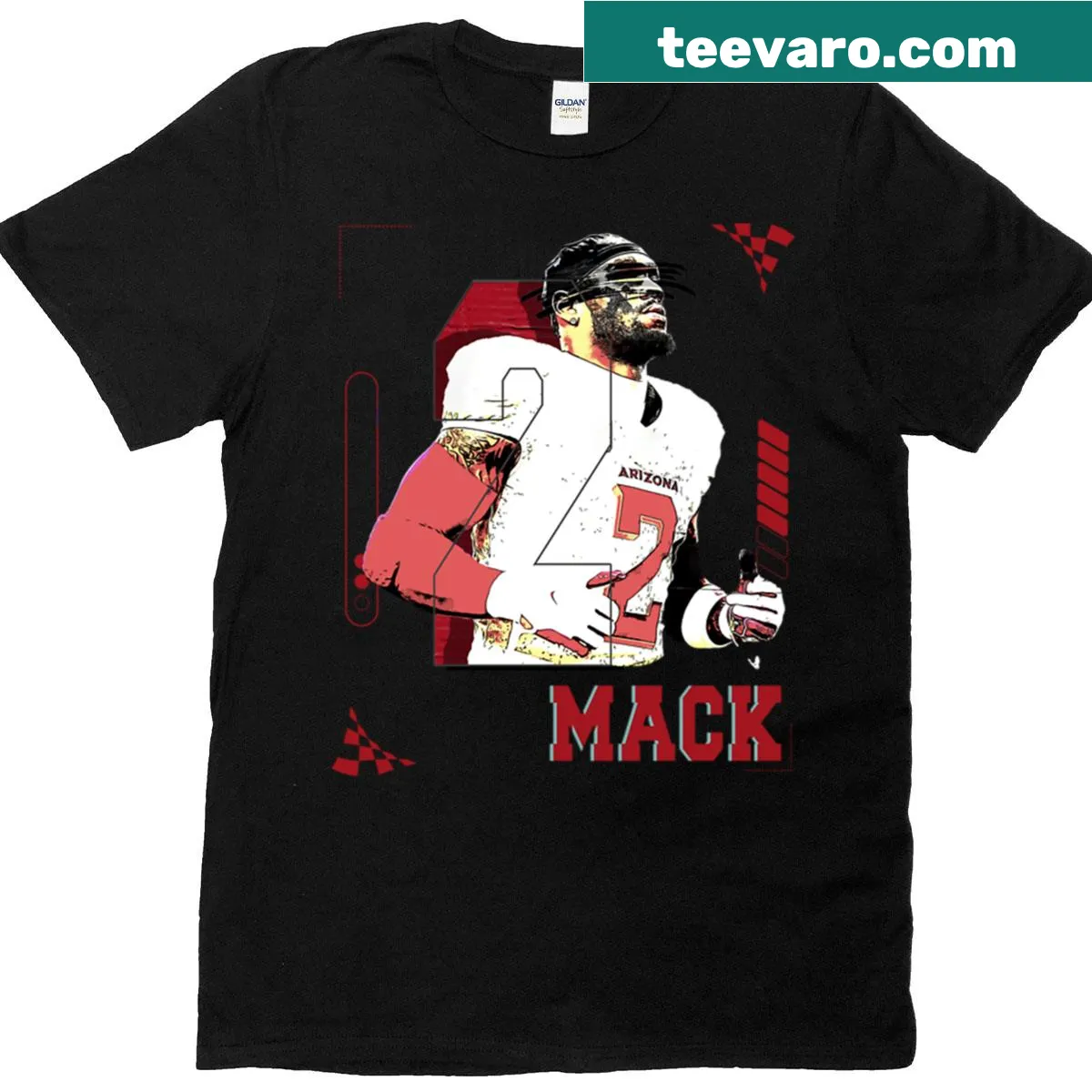 Mack Wilson Sr football shirt featuring player name in bold design — on a men's t-shirt