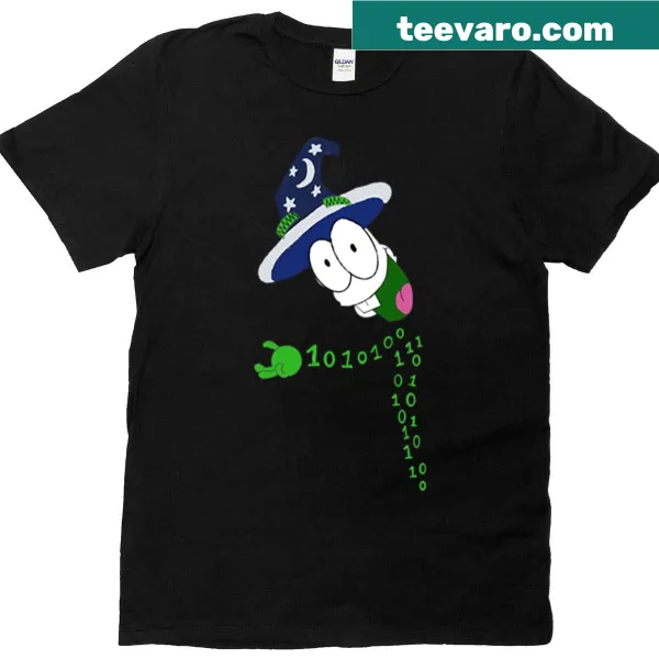 Minimalist abstract typography shirt with clean design