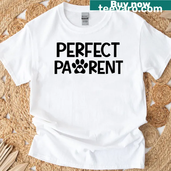 Adorable T-shirt celebrating dog parenting with a charming illustration.