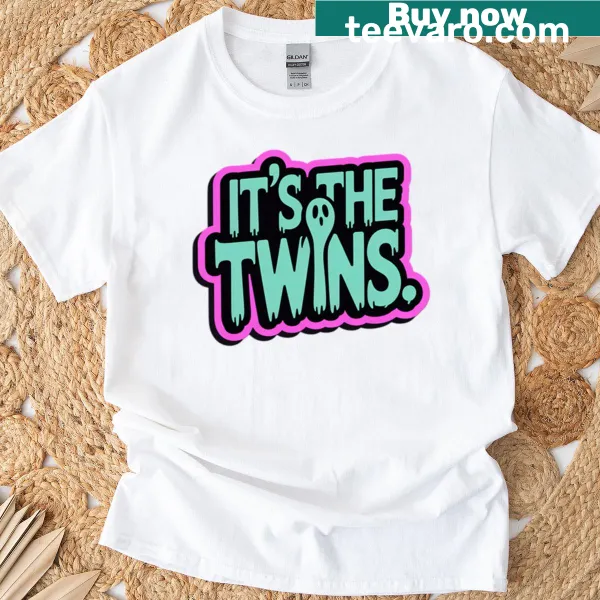 Typographic design inspired by Phasmophobia featuring the Twins
