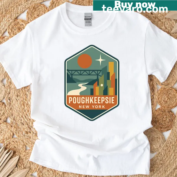 Emblem T-shirt celebrating Poughkeepsie, New York