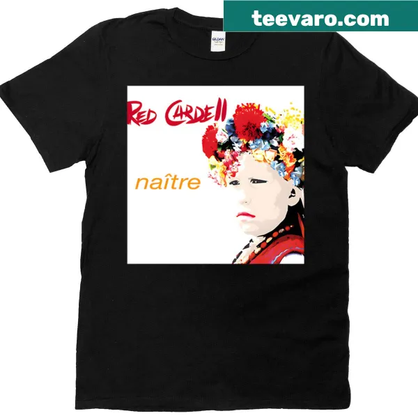 Red Cardell Natre album graphic t-shirt from 2006