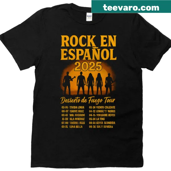 Tour T-shirt for Rock En Español 2025