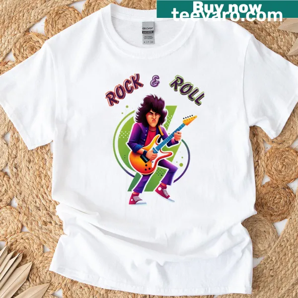 Rock Roll t-shirt with bold typography