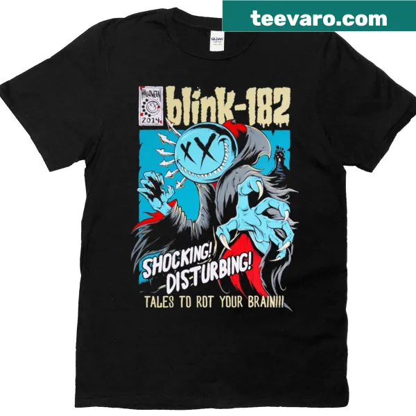 Punk rock T-shirt featuring Blink 182 graphic