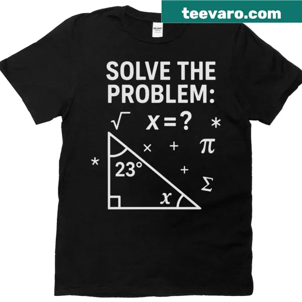 Funny math teacher t-shirt with meme humor