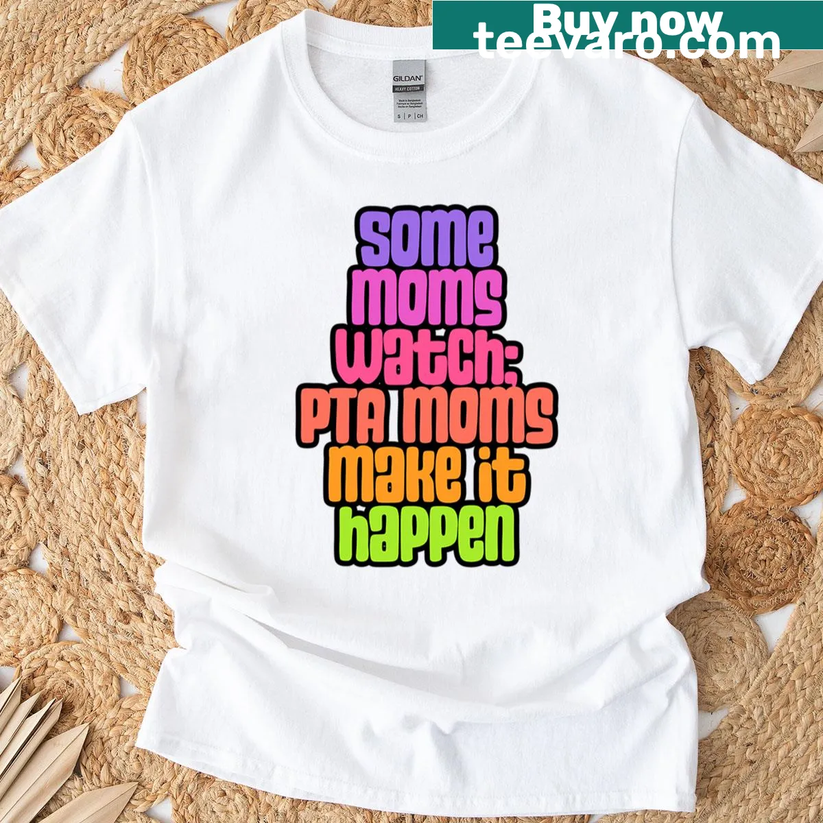 Funny typography design for moms on a casual T-shirt — on a men's t-shirt