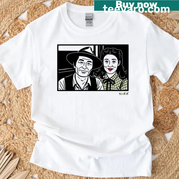 Art print t-shirt inspired by the film Tampopo by Itami