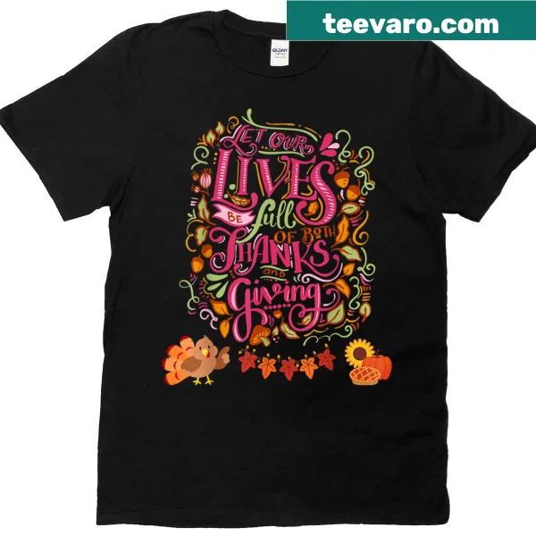 Thankful Grateful motivational t-shirt