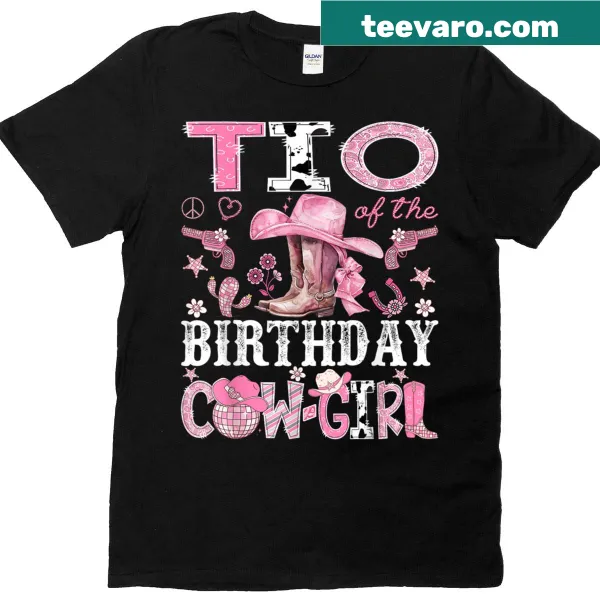 Illustrative cowgirl design celebrating birthday rodeo theme