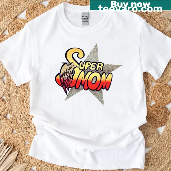 Vintage Super Mom graphic t-shirt