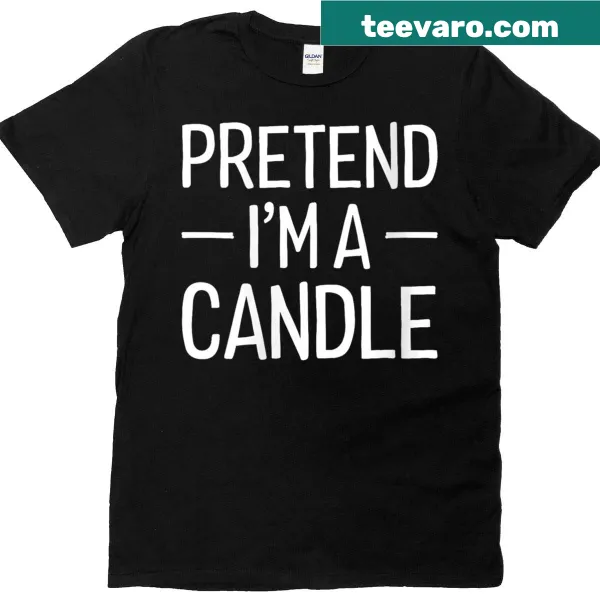 Humorous Halloween costume t-shirt for women with a candle design.