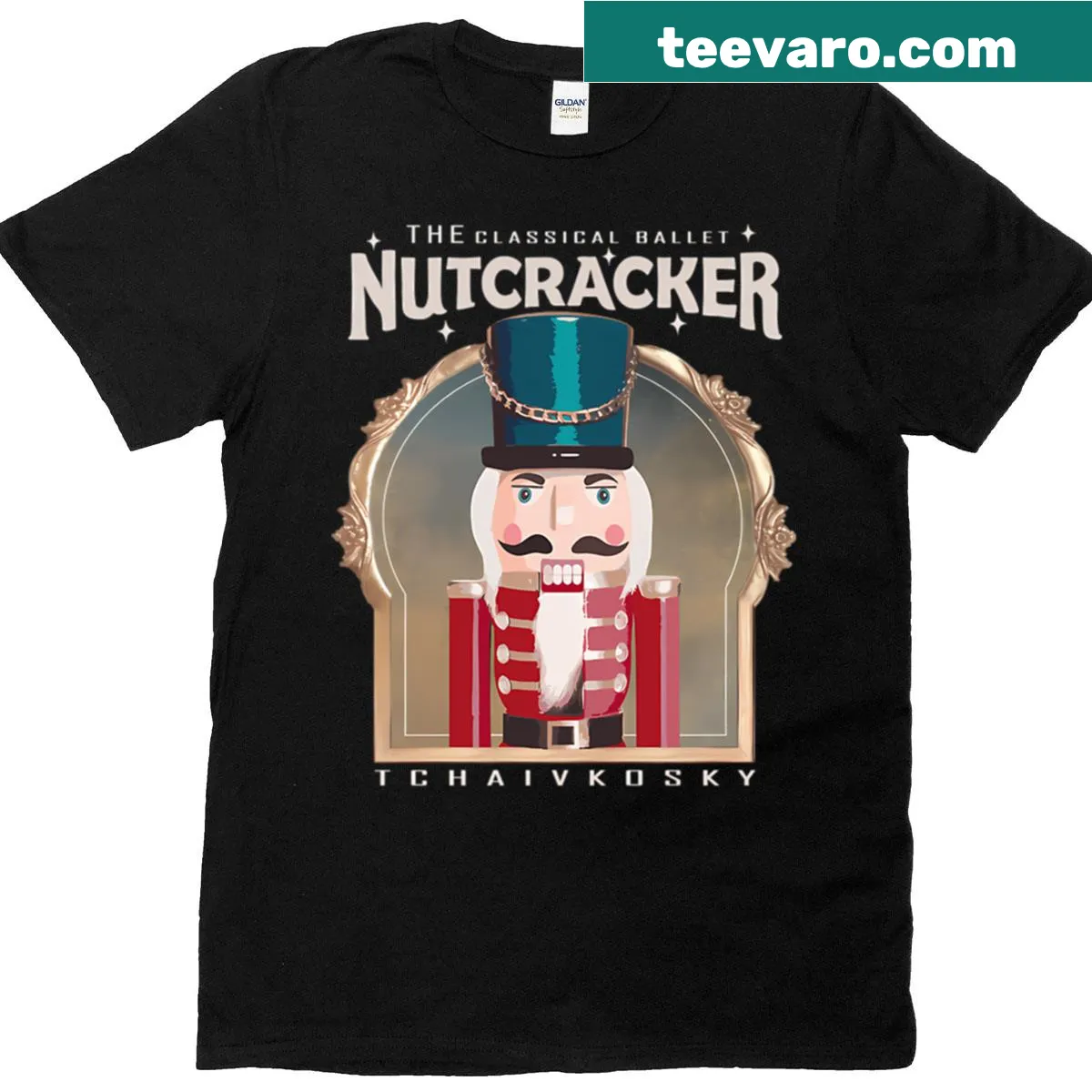 Vintage-style Christmas T-shirt with a holiday meme design — on a men's t-shirt