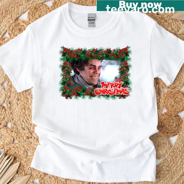 Vintage t-shirt celebrating 80s Christmas movies with a Ghost Of Christmas Past theme
