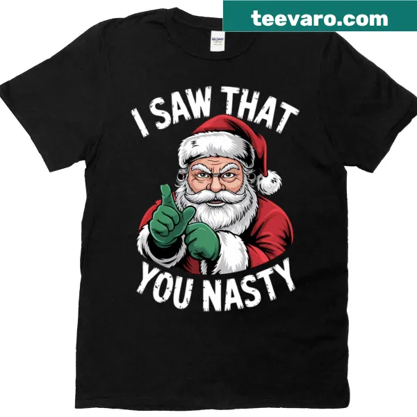Funny Christmas Santa t-shirt design