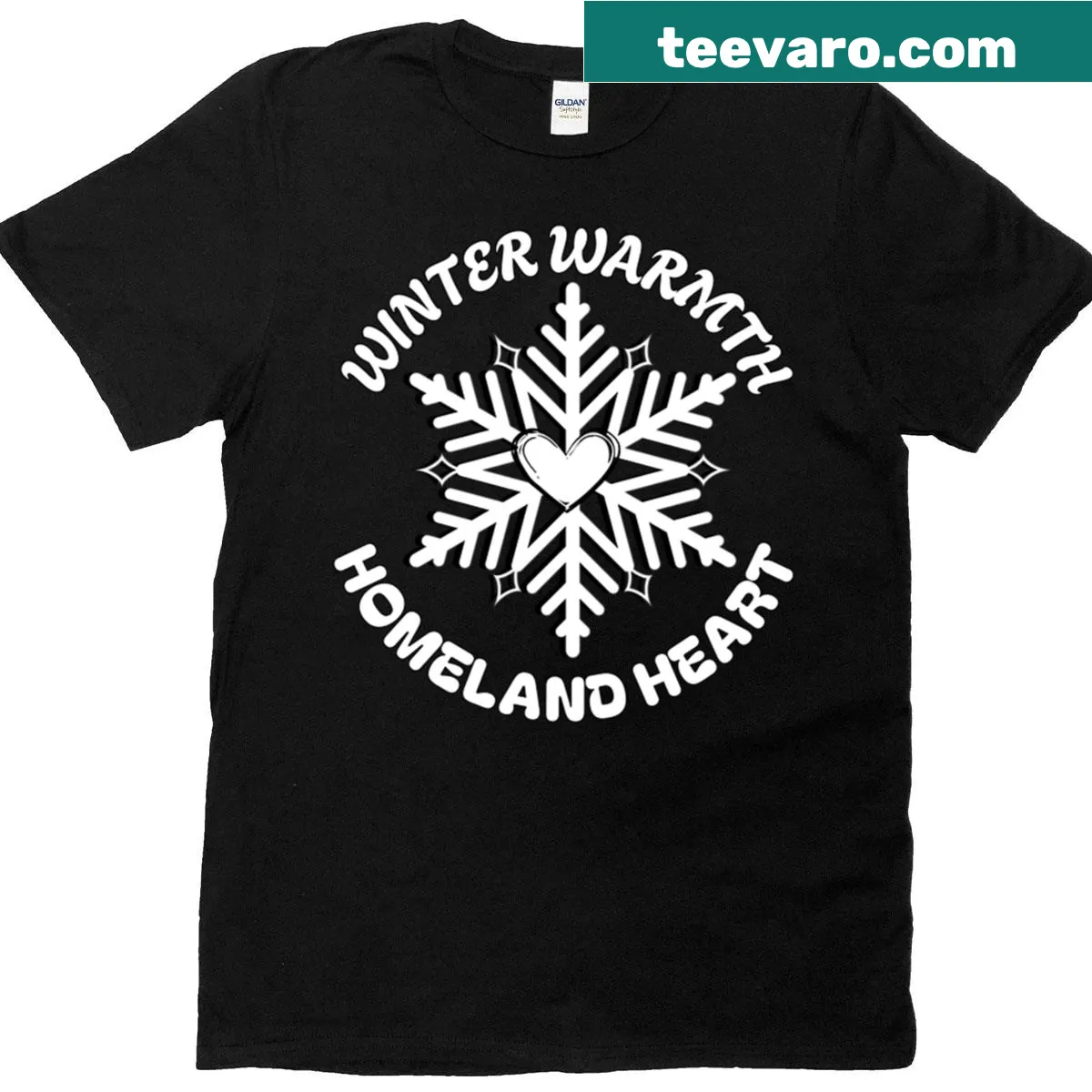 Inspirational cultural quote T-shirt about warmth and home — on a men's t-shirt