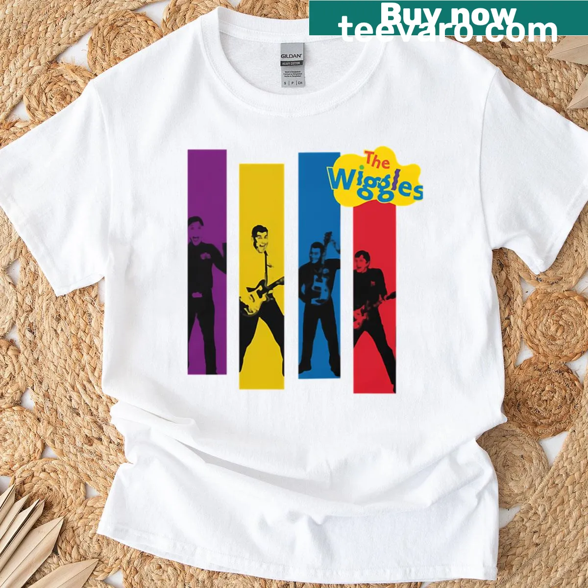 Cute Music Kids Song T-shirt with playful musical design — on a men's t-shirt