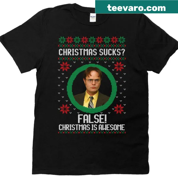 Funny t-shirt featuring a humorous quote from Dwight Schrute