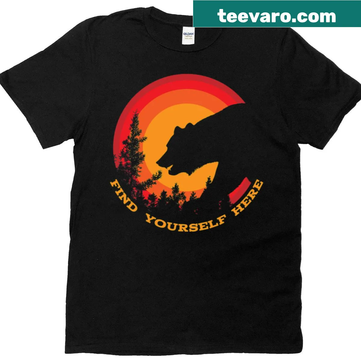 Inspirational typography design promoting exploration — on a men's t-shirt
