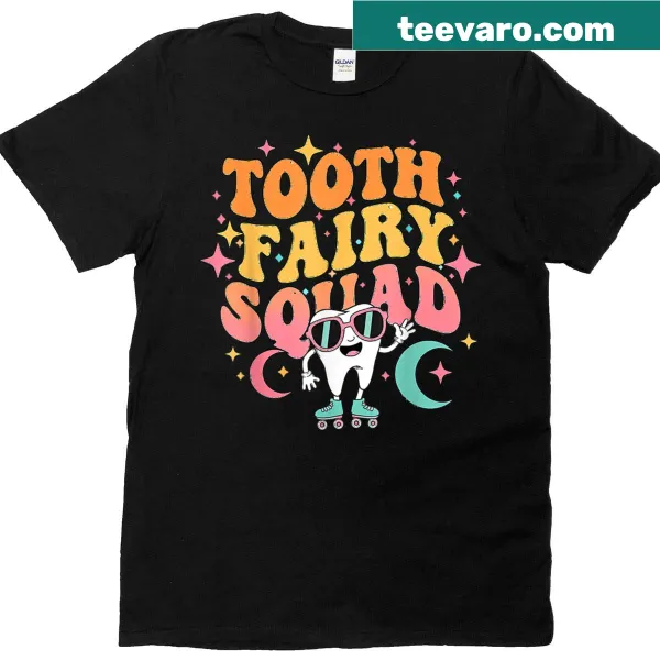 Whimsical Tooth Fairy graphic with humorous text for dental professionals