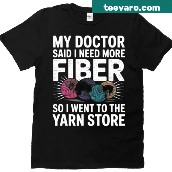 Funny crochet humor shirt with yarn theme
