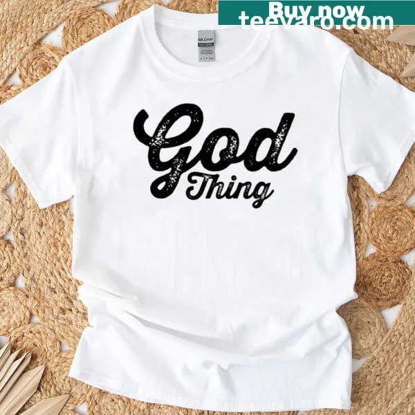 Inspirational Christian t-shirt with a positive message about faith