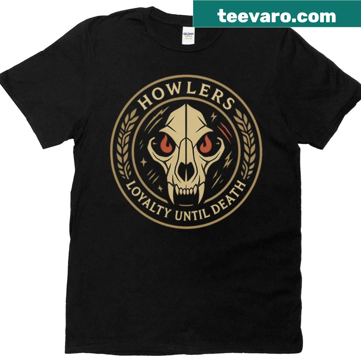 Striking emblem design inspired by Red Rising series — on a men's t-shirt