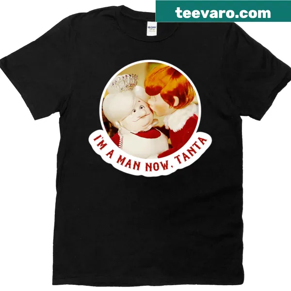 T-shirt with the phrase 'I'm A Man Now' for young adults