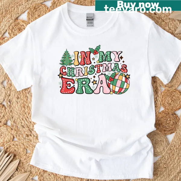 Charming Christmas-themed T-shirt with playful design