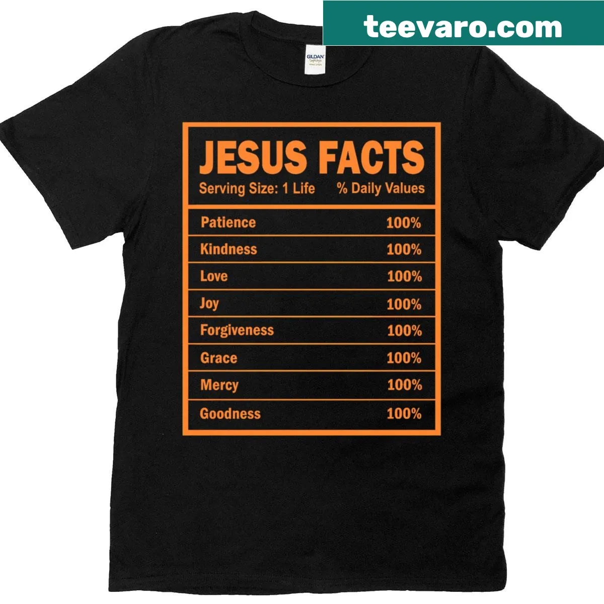 Inspirational t-shirt featuring positive words about faith and love — on a men's t-shirt