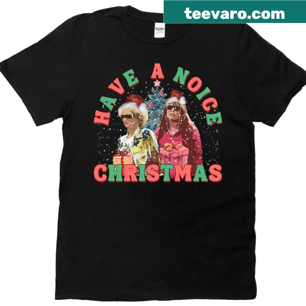 Christmas t-shirt with the text 'May Your Holidays Be Noice'