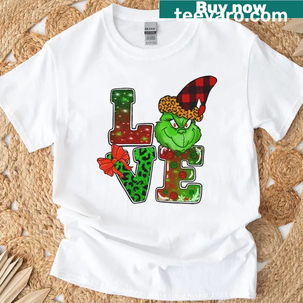 Humorous Headgrinch themed love t-shirt