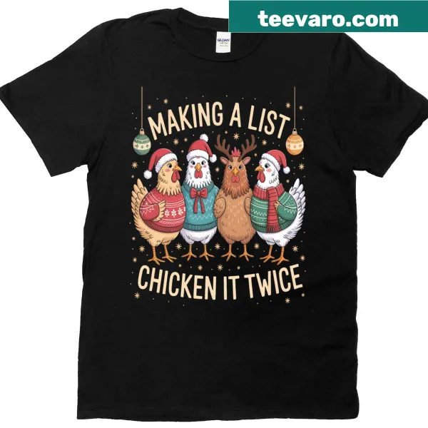 Funny Christmas farmer t-shirt with a humorous phrase