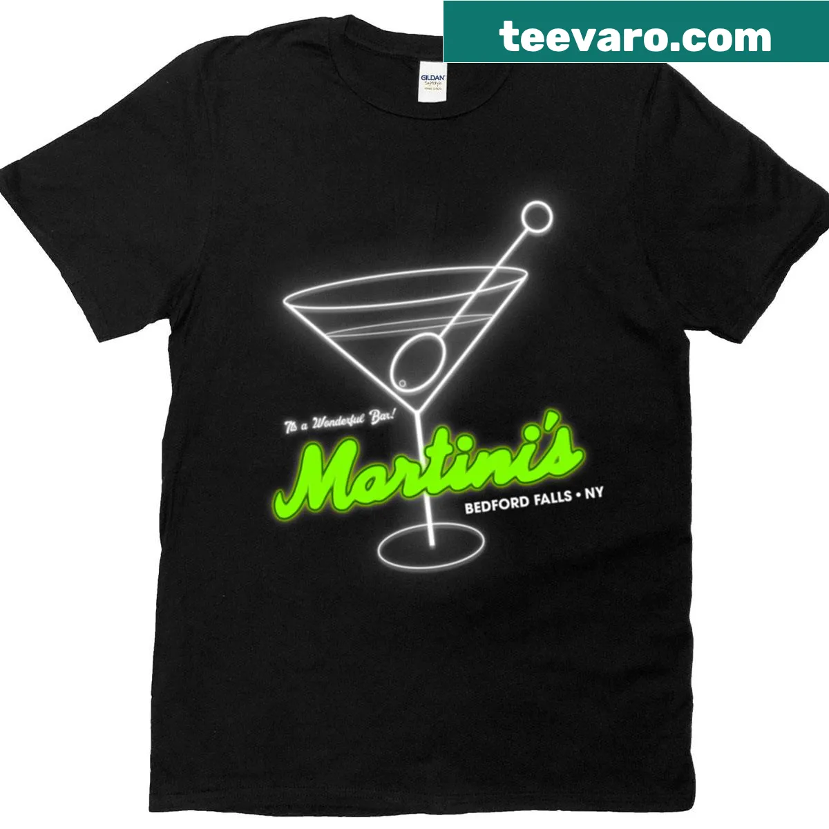 Vintage-style T-shirt inspired by It's A Wonderful Life — on a men's t-shirt