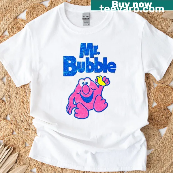 Mr Bubble T-shirt featuring a nostalgic design