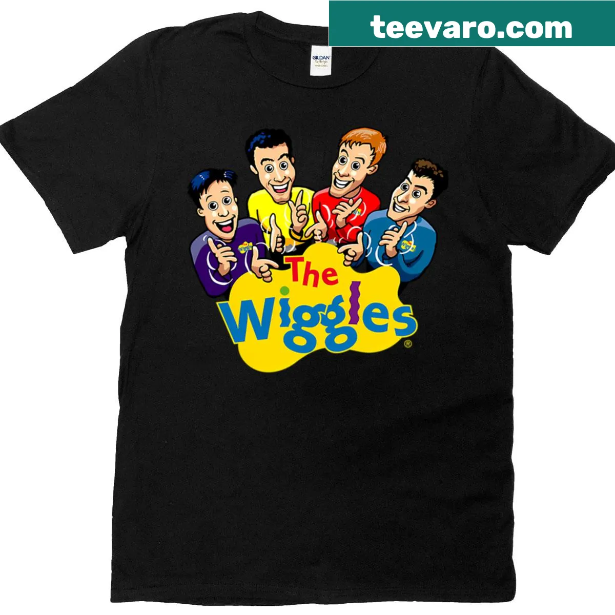 Illustration of music notes and text 'The Song' on a kids T-shirt — on a men's t-shirt