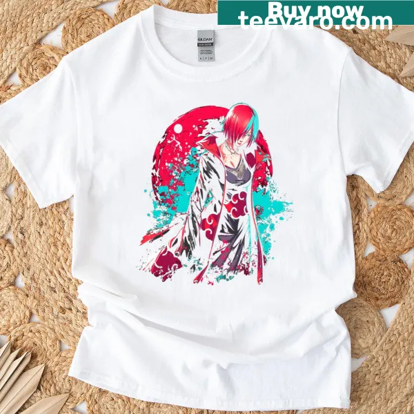 Anime T-shirt featuring 'Nagato The Hidden Pain' text