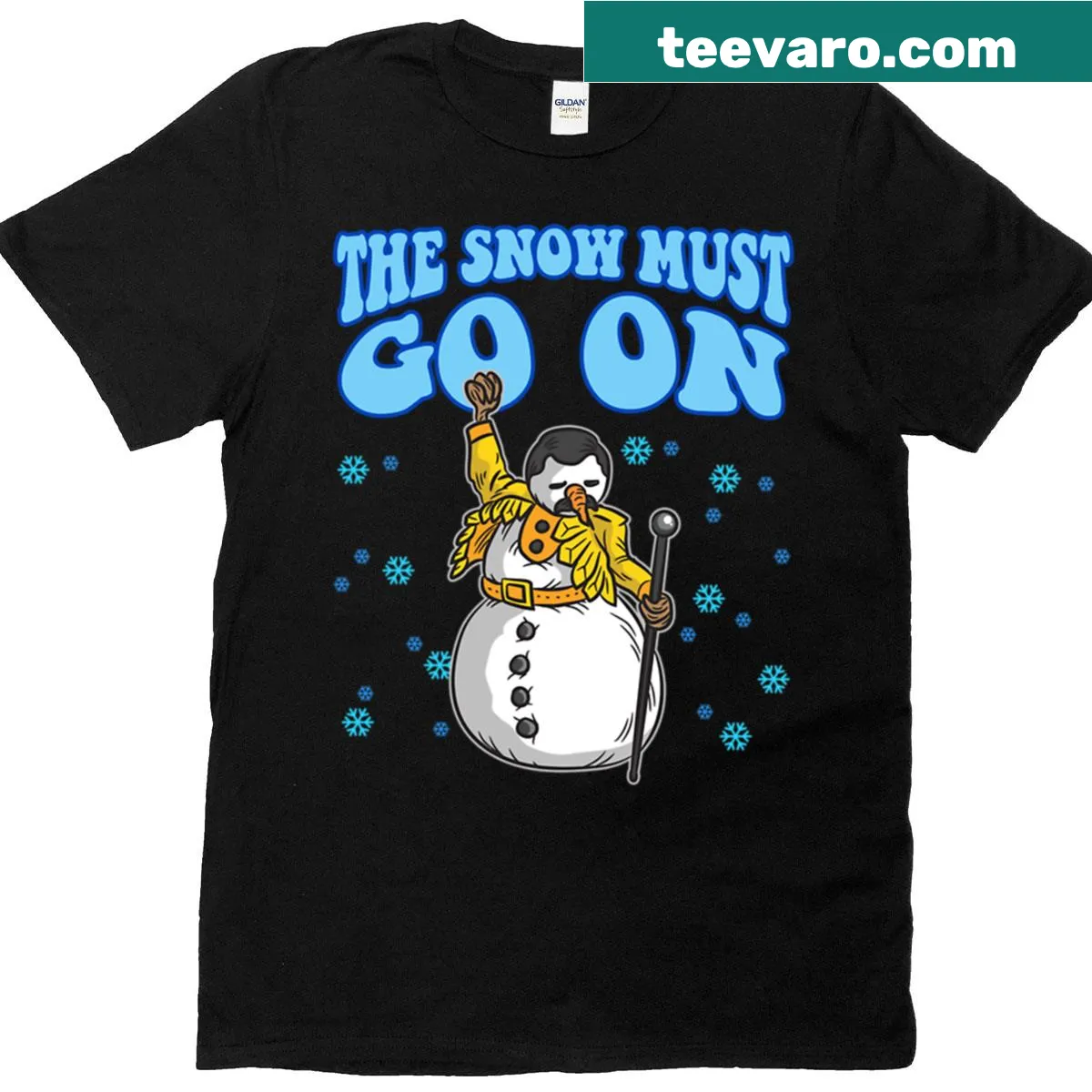 Cheeky T-shirt featuring a naughty gingerbread man in BDSM style — on a men's t-shirt