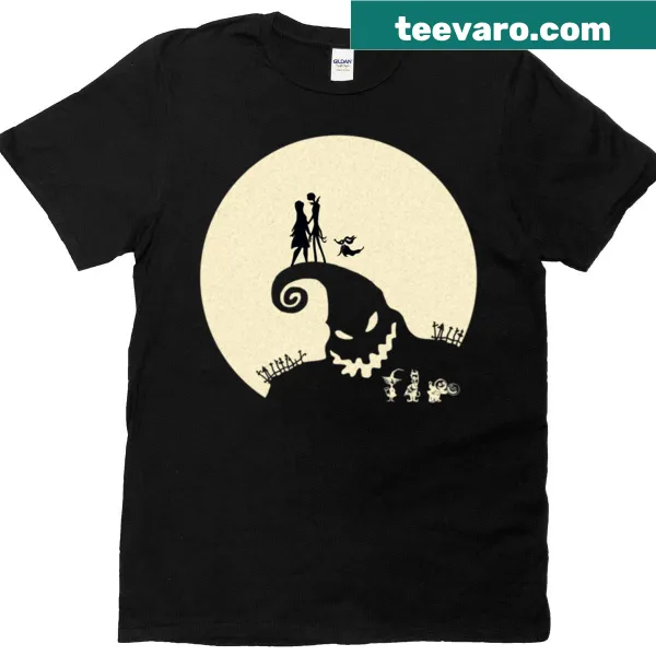 Edgy typography T-shirt with nightmare love theme