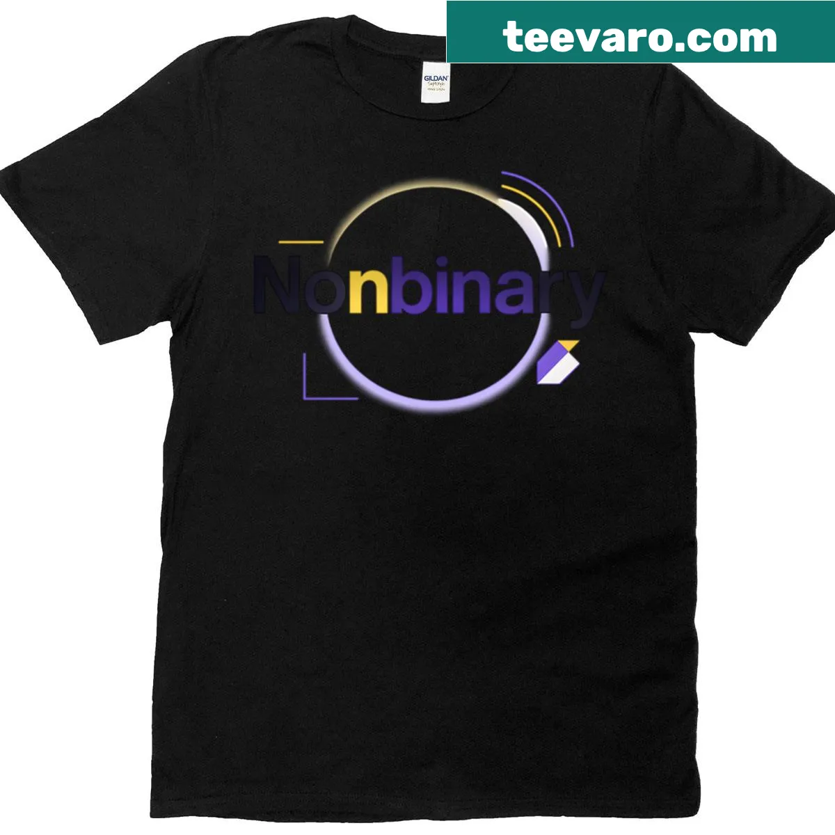 T-shirt addressing nonbinary gender identity — on a men's t-shirt
