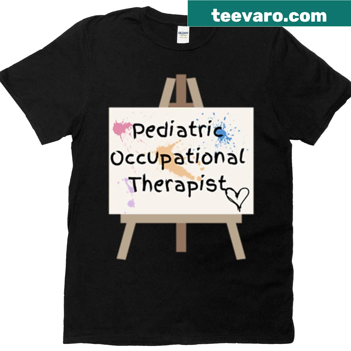 Typography design stating Ot Pediatric Occupational Therapist on a T-shirt — on a men's t-shirt