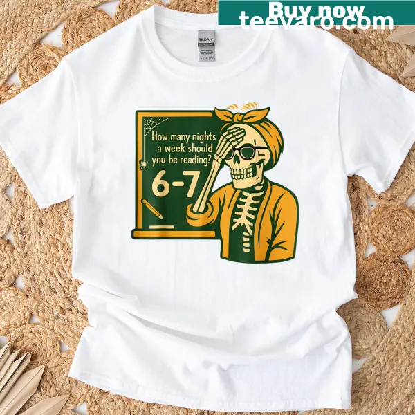 Funny English teacher t-shirt with reading humor