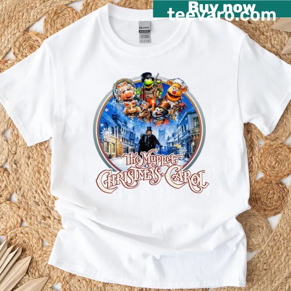 Retro design T-shirt inspired by The Muppet Christmas Carol
