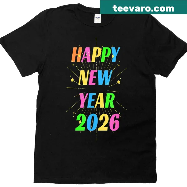 Inspirational graphic stating Rise And Shine 2026 on a T-shirt