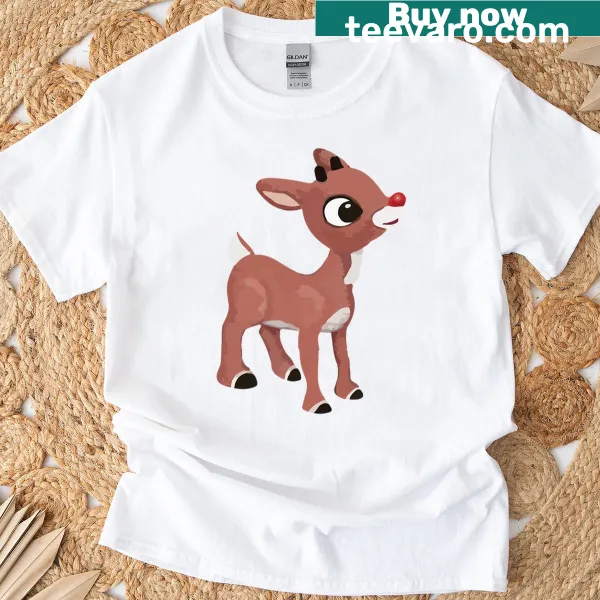 Whimsical Rudolph design for holiday celebrations