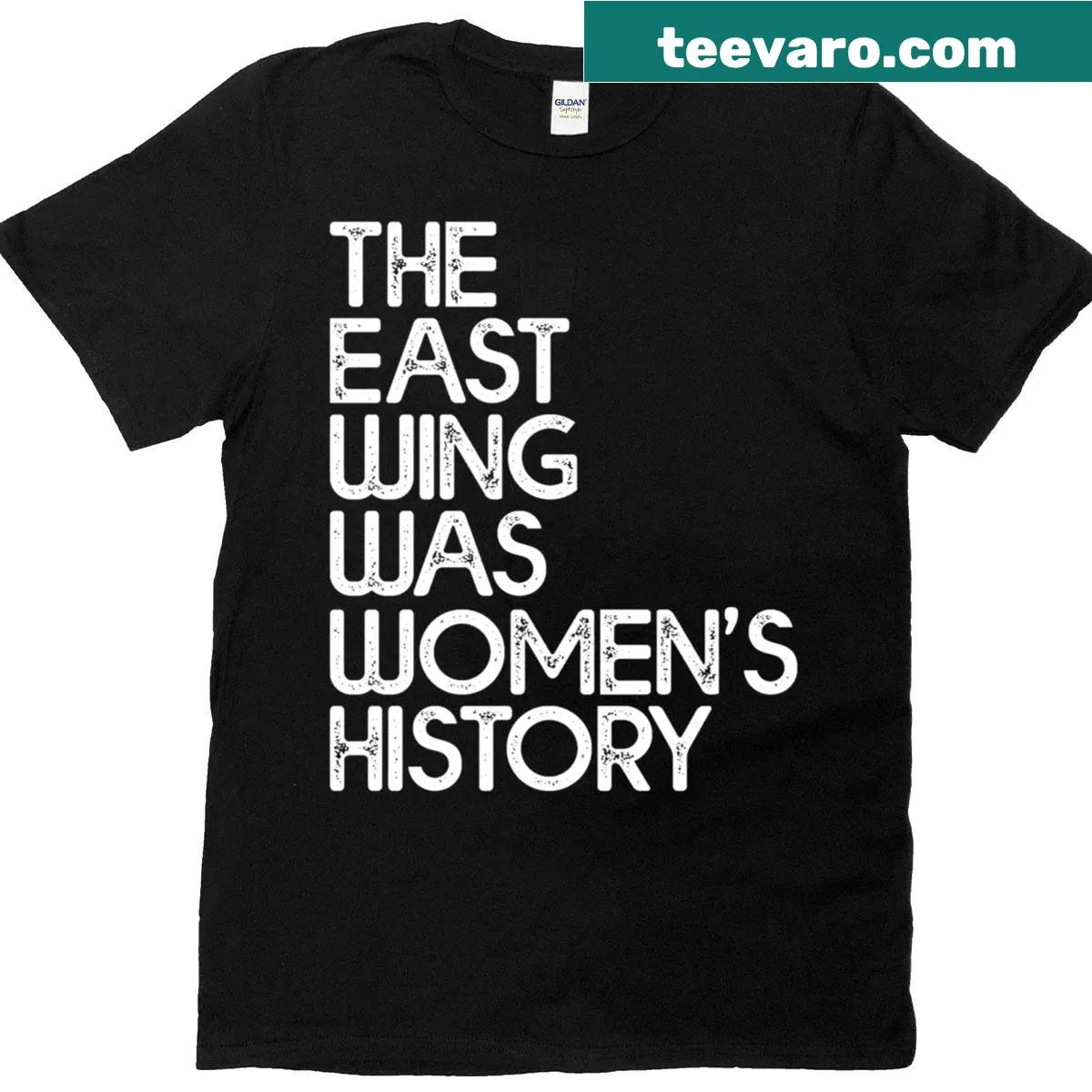 Cute t-shirt featuring women's history theme and illustration — on a men's t-shirt