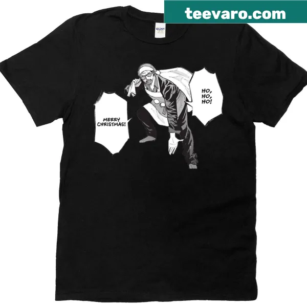 Funny Christmas househusband t-shirt with 'Ho Ho Ho Merry Christmas' text