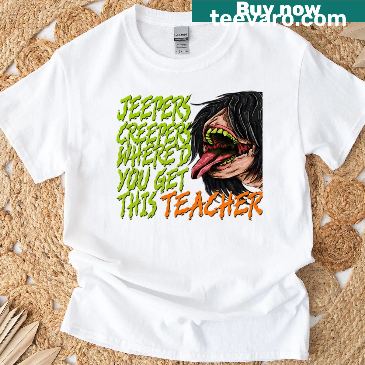 Vintage-inspired t-shirt featuring classic Halloween horror film designs — on a men's t-shirt